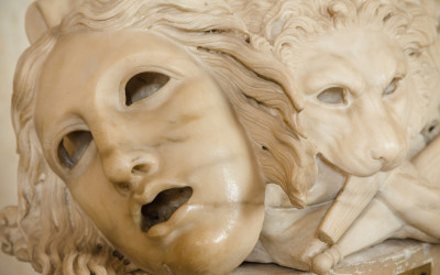 Roman theatre masks credit perseomed