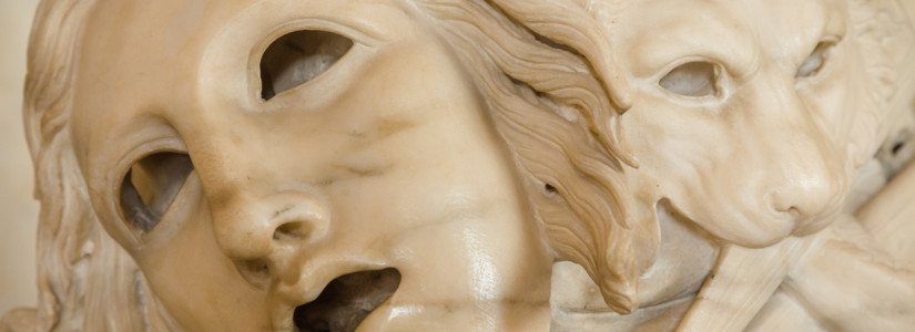 Roman theatre masks credit perseomed